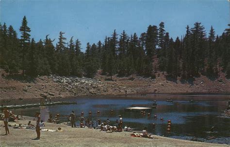 Crystal Lake Resort Azusa Ca Postcard