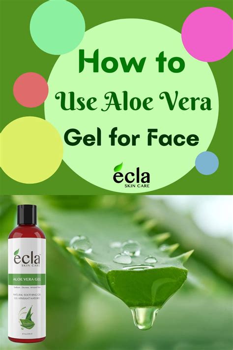 How To Use Aloe Vera Gel For Face In Aloe Vera Gel Skin Care