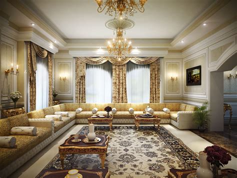 Luxury Majlis Visualization Classical Design Moroccan Design