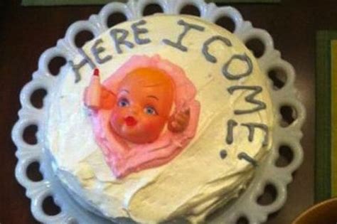Baby Shower Cakes Giving Birth Photo Most Inappropriate Cake Ever