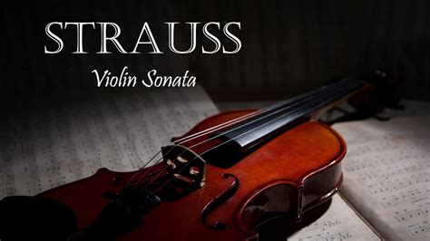 Dramatic Classical Violin Music Richard Strauss Violin Sonata In E