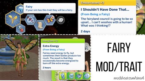 Fairy Mod Trait Mod For The Sims 4 At Modshost Update I Finally Got