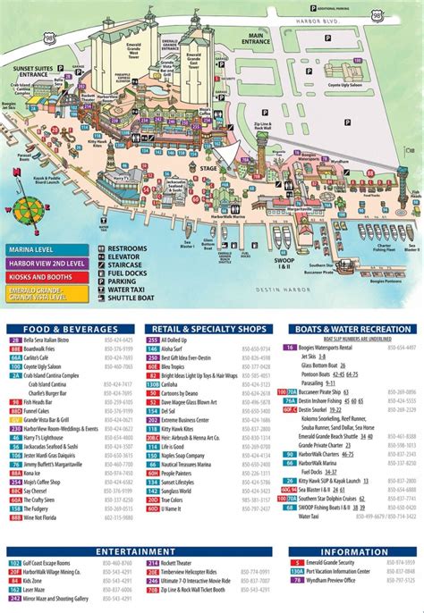 Map Of Destin Florida Attractions Printable Maps
