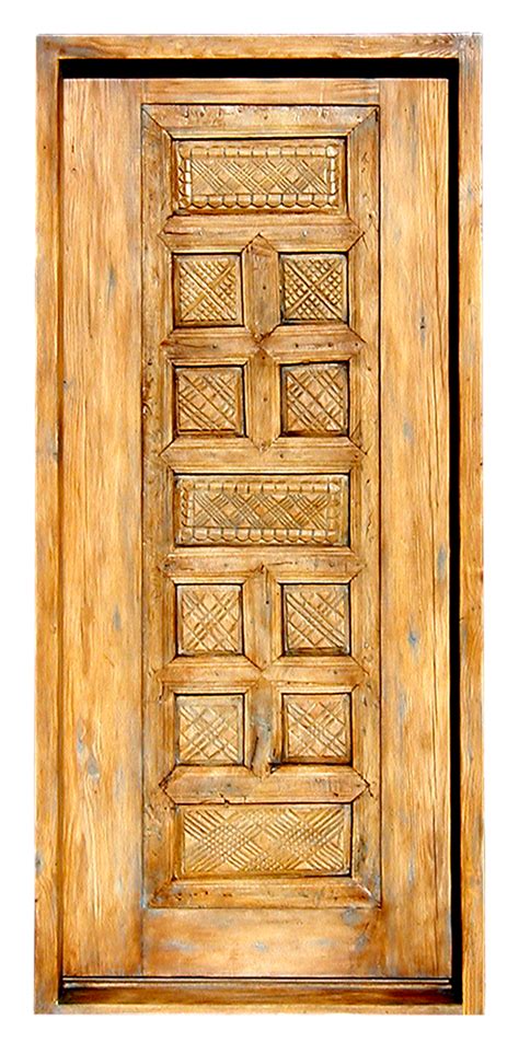 Door With Carved Panels La Puerta Originals Front Entry Door With