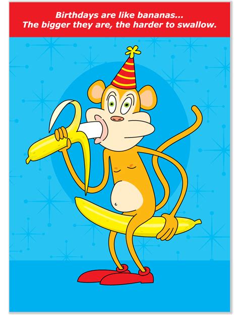 162 Cheeky Monkey Birthday Card From Clayboys Cards