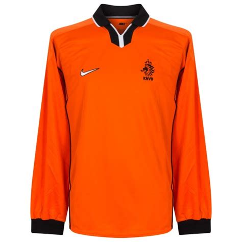 Alle modellen ontdek je bij 90 football. Nederlands Elftal Shirt Thuis 1998-1999 (Lange Mouwen)