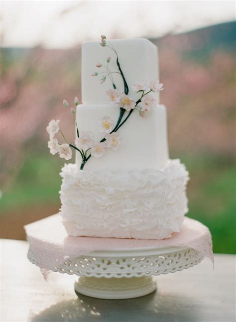 Cherry Blossom Wedding Cake Elizabeth Anne Designs The Wedding Blog