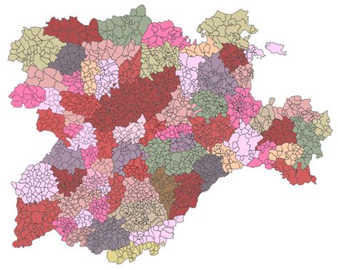 Mapa De Castilla Y León Provincias Municipios Turístico Y
