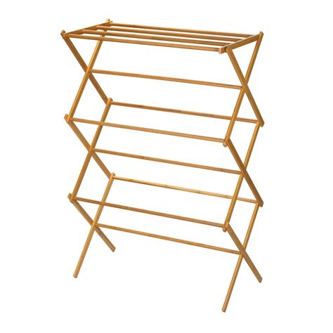 Shop Household Essentials 7 Tier Wood Drying Rack At