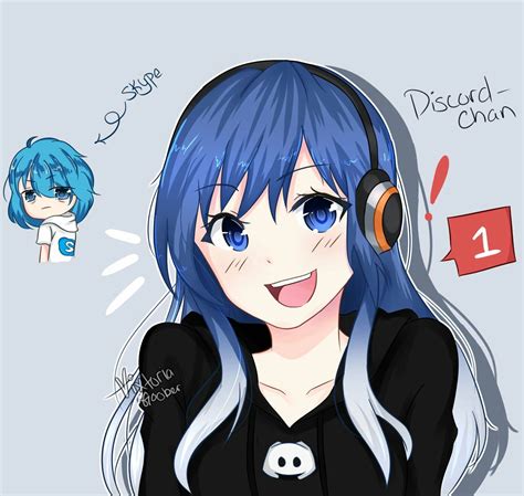 #discord pfp #suzukaze aoba #calm #cute #anime girl. Discord-chan (and Skype-chan :D) | Anime version, Cartoon ...