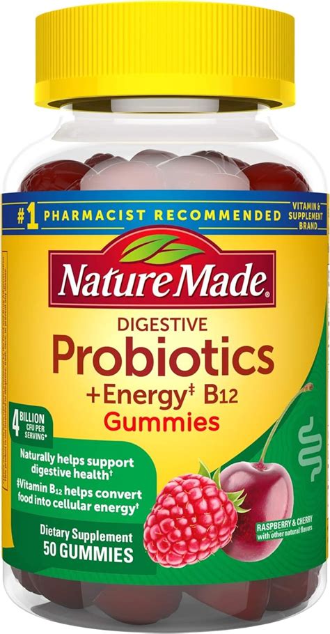 Nature Made Digestive Probiotics And Energy B12 Gummies 4