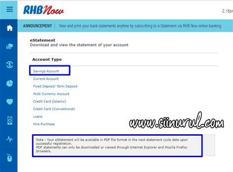 To continue online, select 'register for online banking'. Cara Dapatkan Bank Statement RHB Bank Secara Online | Sii ...