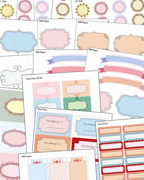 Apr 13, 2018 · free printable cute label stickers for school! cute label templates | Worldlabel Blog