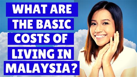 The cost of living in malaysia is $617, which is 1.19 times less expensive than the world average. Basic Costs Of Living In Malaysia | Retire In Malaysia ...