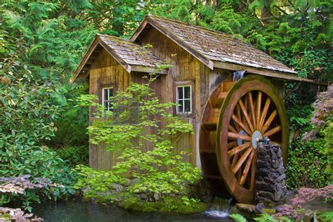 Old Water Mill By Teekaygee Vectors And Illustrations Free Download
