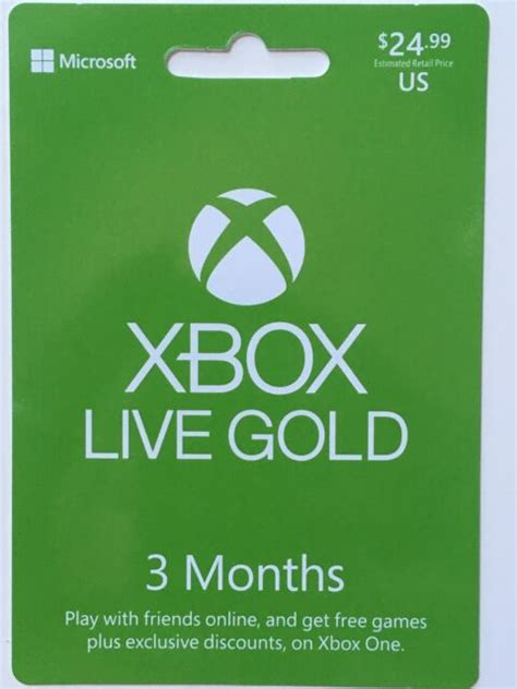 Microsoft Xbox Game Pass T Card Ultimate Gold 14 25 29 50 Games