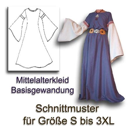 Schnittmuster Mittelalterkleid Johanna Diy Medieval Costume Medieval