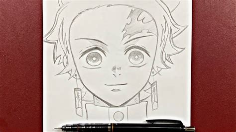 Download Anime Drawing How To Draw Tanjiro Kamado Step By Step With