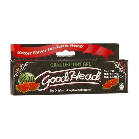 Goodhead Oral Delight Gel Watermelon 4oz Doc Johnson