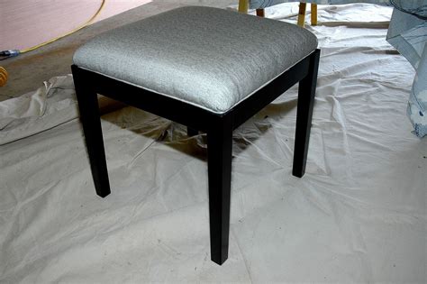 Some open from the top, allowing them to function as both a chest and a bench. Custom Made Upholstered Vanity Stool by Wooden-It-Be-Nice ...