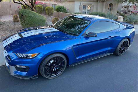 For Sale 2018 Ford Mustang Shelby Gt350 Lightning Blue 52l Voodoo