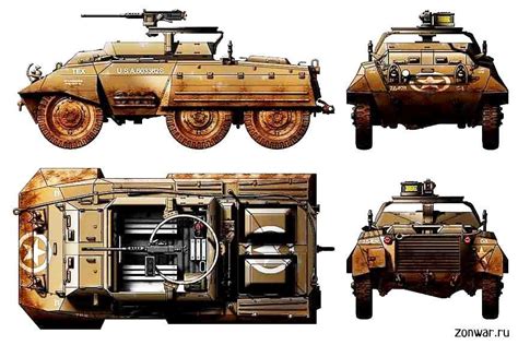 M20 Armored Utility Car Us Army 1944 Vehículos Militares Aviones