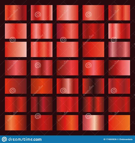 Red Gradient Collection For Your Designvector Set Of Red Gradients
