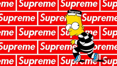Bart Simpson In Supreme Background Hd Supreme Wallpapers Hd Wallpapers Id 63970