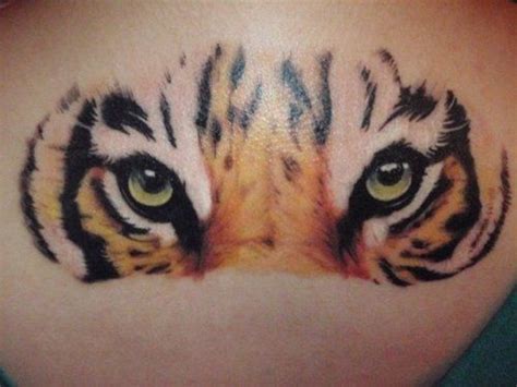 Stunning Tiger Eyes Tattoo