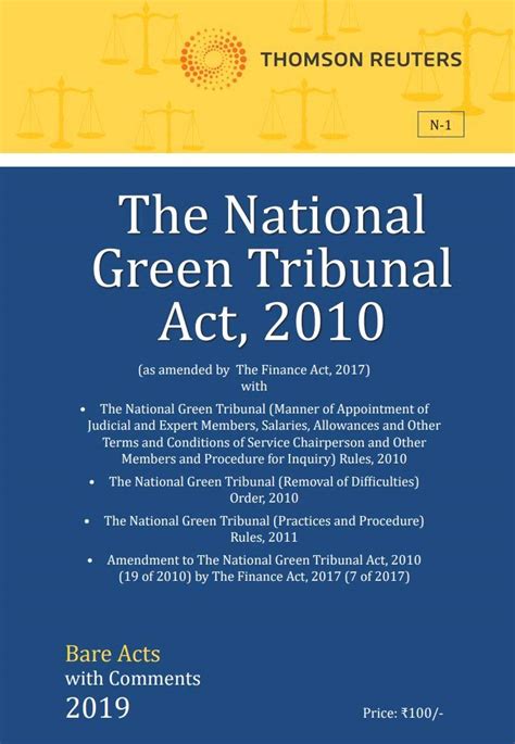 The National Green Tribunal Act 2010 By Thomson Reuters Goodreads
