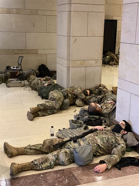 Photos National Guard Troops Are Patrolling The Capitol Building In