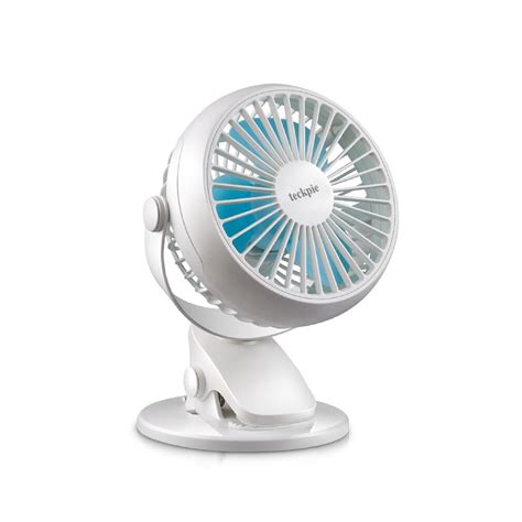 Teckpie Electric Fans Small Fan With Strong Airflow Ultra Quiet