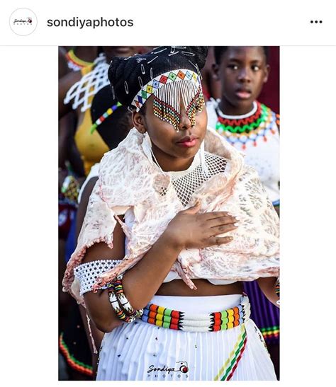 clipkulture zulu maidens in white umemulo traditional attire with colourful beads artofit