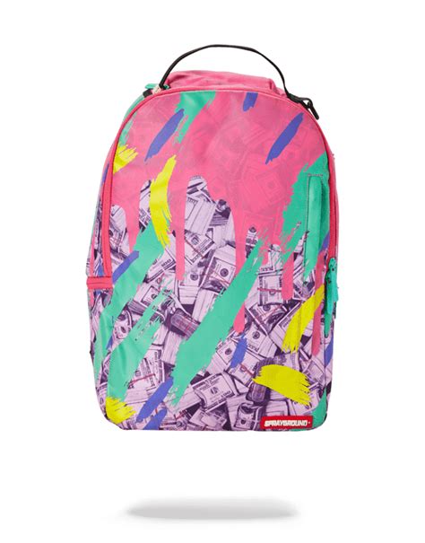 Sprayground Sprayground Money Pink Camo Drip Backpack B2039 Walmart