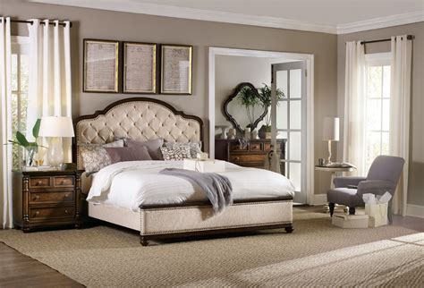 Hooker Furniture Bedroom Leesburg King Upholstered Bed 5381 90866