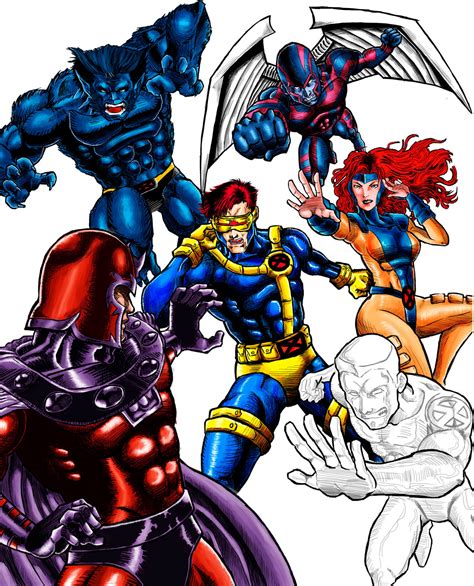 X Men Vs Magneto Color By Junior Rodrigues On Deviantart
