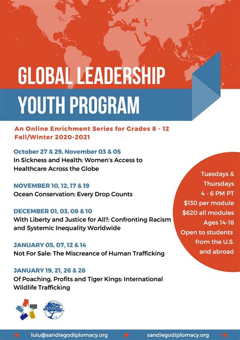 Global Leadership Youth Program - San Diego Diplomacy Council