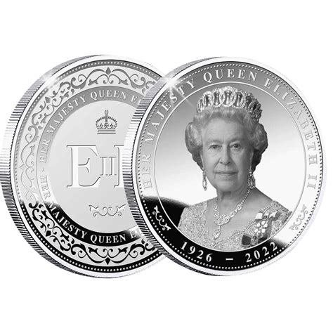 Buy Queen Elizabeth Coin 2022 Queen Elizabeth Silver Coin Souvenirs In Honor Of Her Majesty