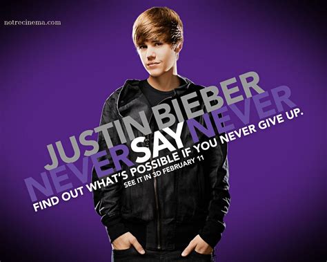 Justin Bieber Never Say Never Wallpapers Wallpaper Cave