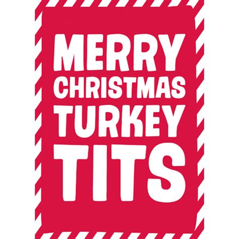 Merry Christmas Turkey Tts Christmas Card Uk