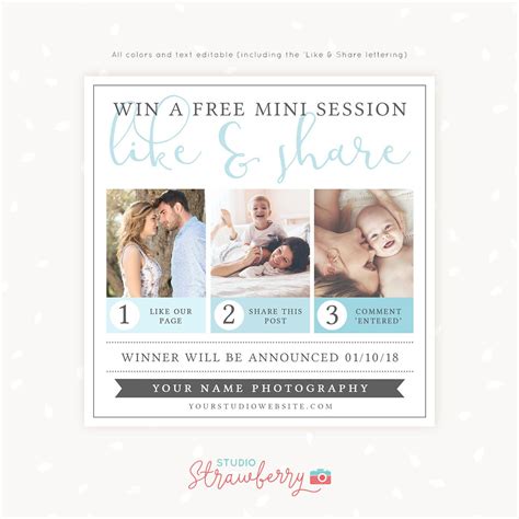 Featuring befunky's customizable instagram giveaway templates. Contest Template, Giveaway Template, Facebook Template ...