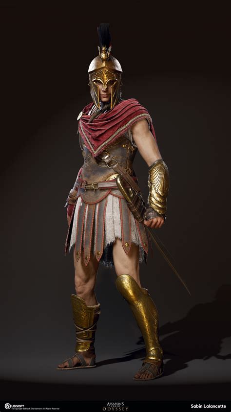 Artstation Alexios Kassandra Outfit Mercenary Sabin Lalancette Assassins Creed Odyssey