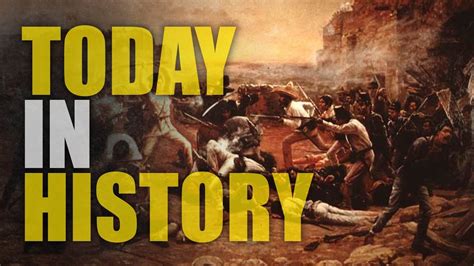 Today In History Remember The Alamo 1836 Youtube
