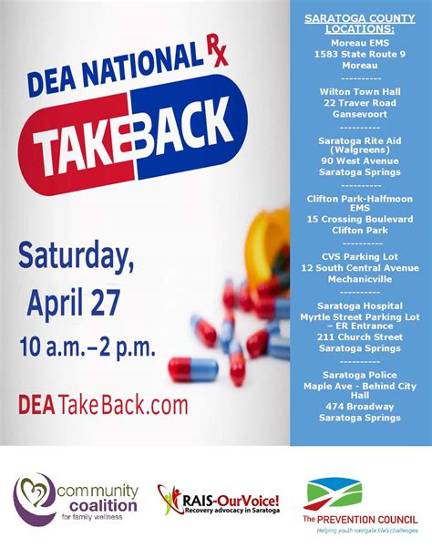 Dea Drug Take Back Day Prevention Council