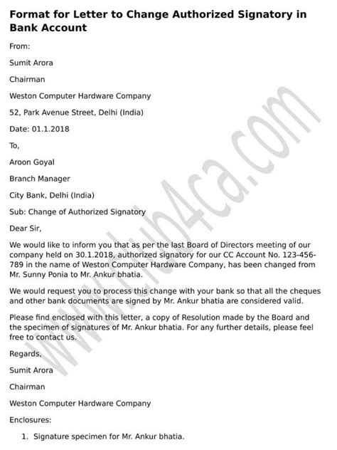😀 Bank Account Letter Format Company Current Bank Account Opening
