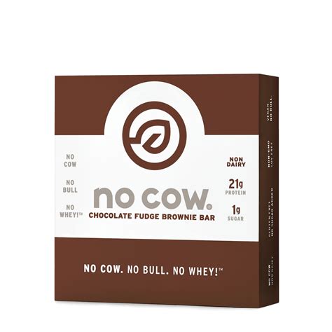 No Cow Protein Bar Chocolate Fudge Brownie Ct Shipt