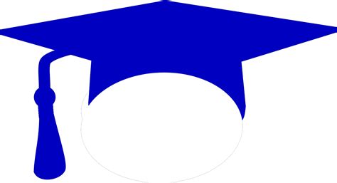 Blue Graduation Hat Clipart - Png Download - Full Size Clipart png image