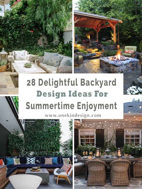 28 Delightful Backyard Design Ideas For Summertime Inspiration