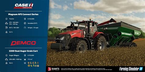 Fs22 Case Ih Magnum Afs Tractor