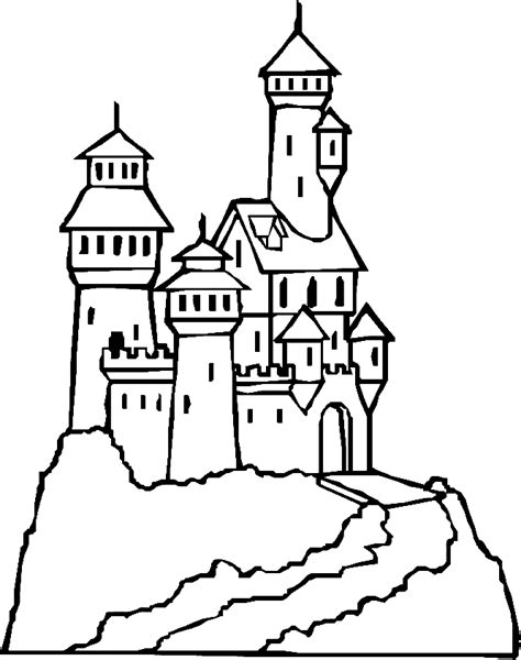 Afbeeldingsresultaat Voor Kleurplaat Kasteel Castle Coloring Page My